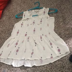 Young girl blouse tank top